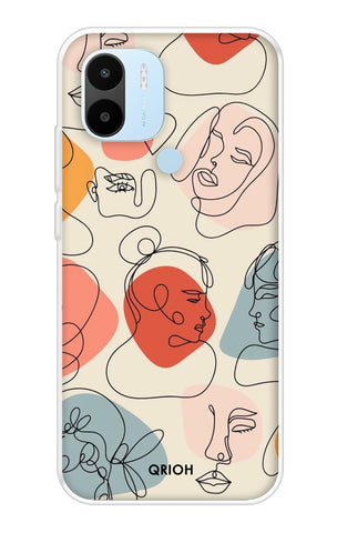 Abstract Faces Redmi A1 Plus Back Cover