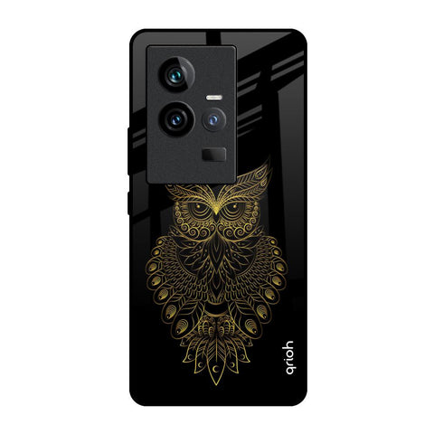 Golden Owl iQOO 11 Glass Back Cover Online