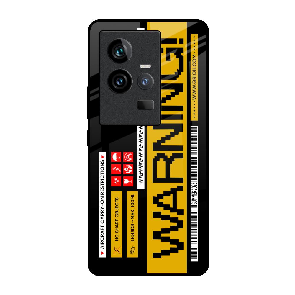 Aircraft Warning iQOO 11 Glass Back Cover Online