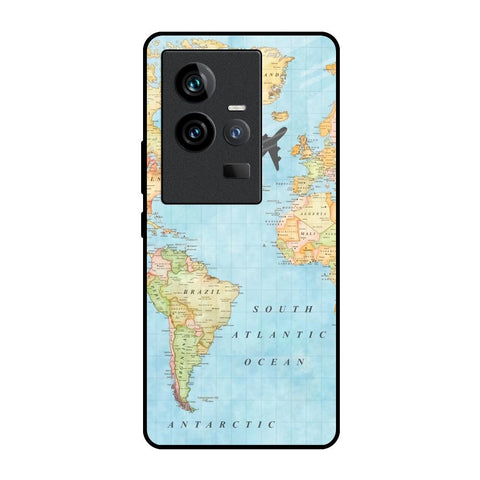 Travel Map iQOO 11 Glass Back Cover Online