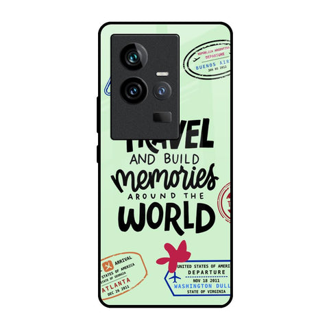 Travel Stamps iQOO 11 Glass Back Cover Online