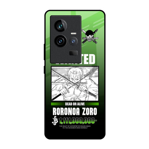 Zoro Wanted iQOO 11 Glass Back Cover Online