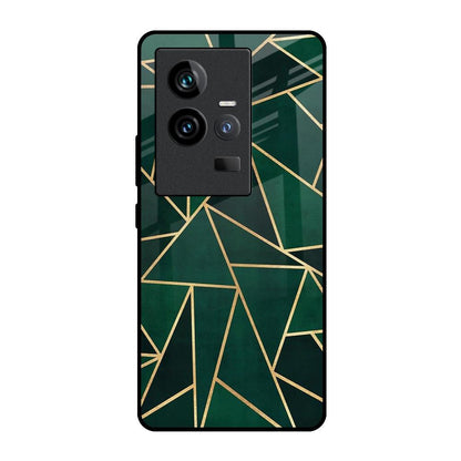 Abstract Green iQOO 11 Glass Back Cover Online