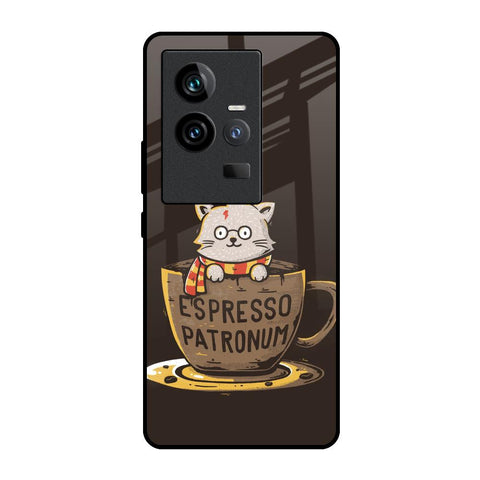 Tea With Kitty iQOO 11 Glass Back Cover Online