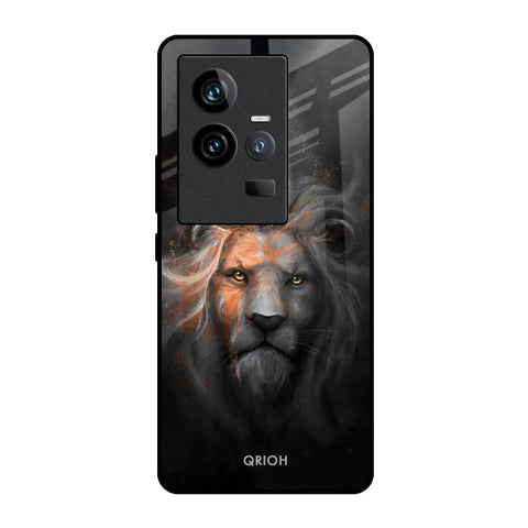 Devil Lion iQOO 11 Glass Back Cover Online