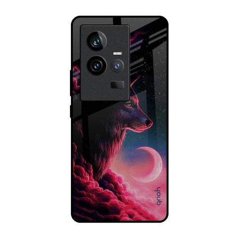 Moon Wolf iQOO 11 Glass Back Cover Online