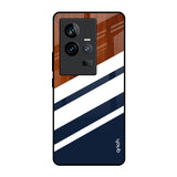 Bold Stripes iQOO 11 Glass Back Cover Online