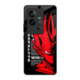 Red Vegeta iQOO 11 Glass Back Cover Online