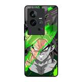 Anime Green Splash iQOO 11 Glass Back Cover Online