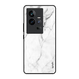 Modern White Marble iQOO 11 Glass Back Cover Online