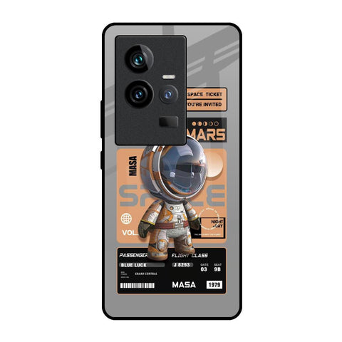 Space Ticket iQOO 11 Glass Back Cover Online