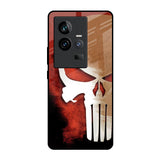 Red Skull iQOO 11 Glass Back Cover Online