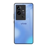 Vibrant Blue Texture iQOO 11 Glass Back Cover Online