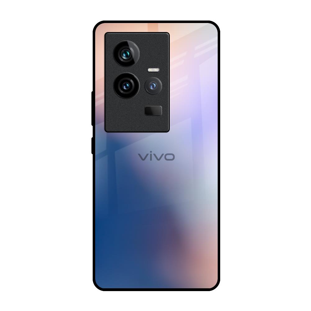 Blue Mauve Gradient iQOO 11 Glass Back Cover Online