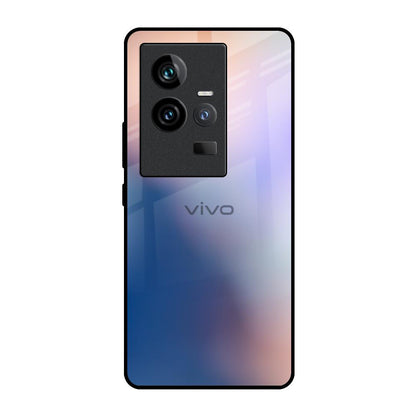 Blue Mauve Gradient iQOO 11 Glass Back Cover Online