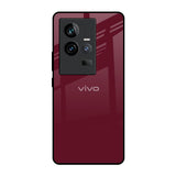 Classic Burgundy iQOO 11 Glass Back Cover Online