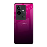 Purple Ombre Pattern iQOO 11 Glass Back Cover Online