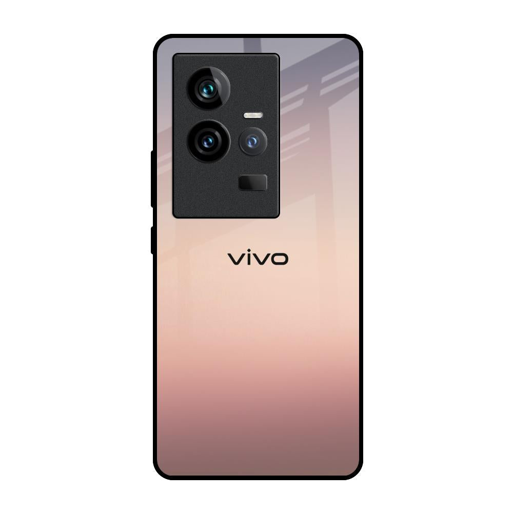 Golden Mauve iQOO 11 Glass Back Cover Online