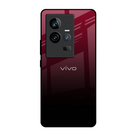 Wine Red iQOO 11 Glass Back Cover Online