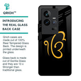 Luxury Fashion Initial Glass Case for iQOO 11