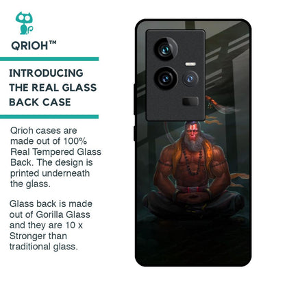 Lord Hanuman Animated Glass Case for iQOO 11