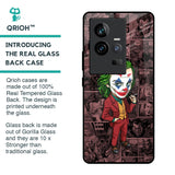 Joker Cartoon Glass Case for iQOO 11