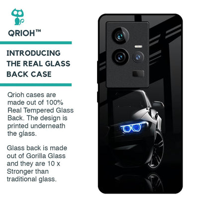 Car In Dark Glass Case for iQOO 11