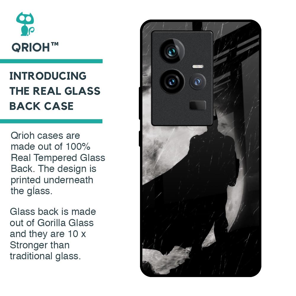 Dark Warrior Hero Glass Case for iQOO 11