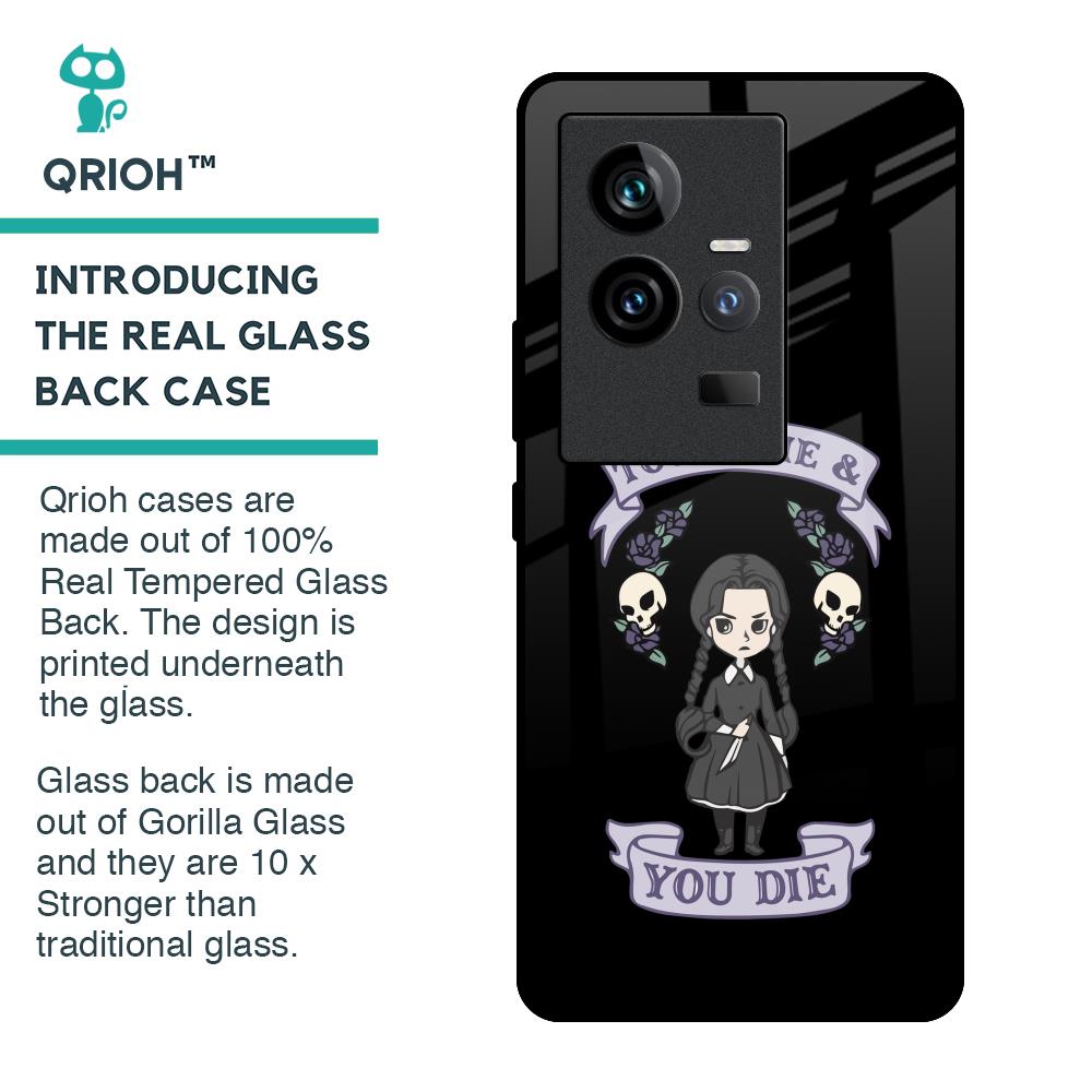 Touch Me & You Die Glass Case for iQOO 11