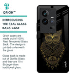 Golden Owl Glass Case for iQOO 11