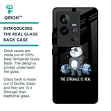 Real Struggle Glass Case for iQOO 11