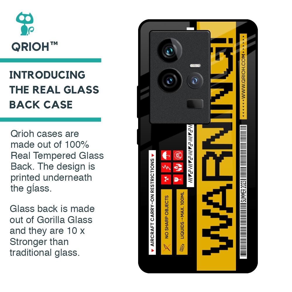 Aircraft Warning Glass Case for iQOO 11