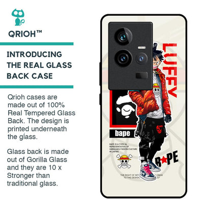 Bape Luffy Glass Case for iQOO 11