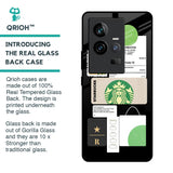 Coffee Latte Glass Case for iQOO 11