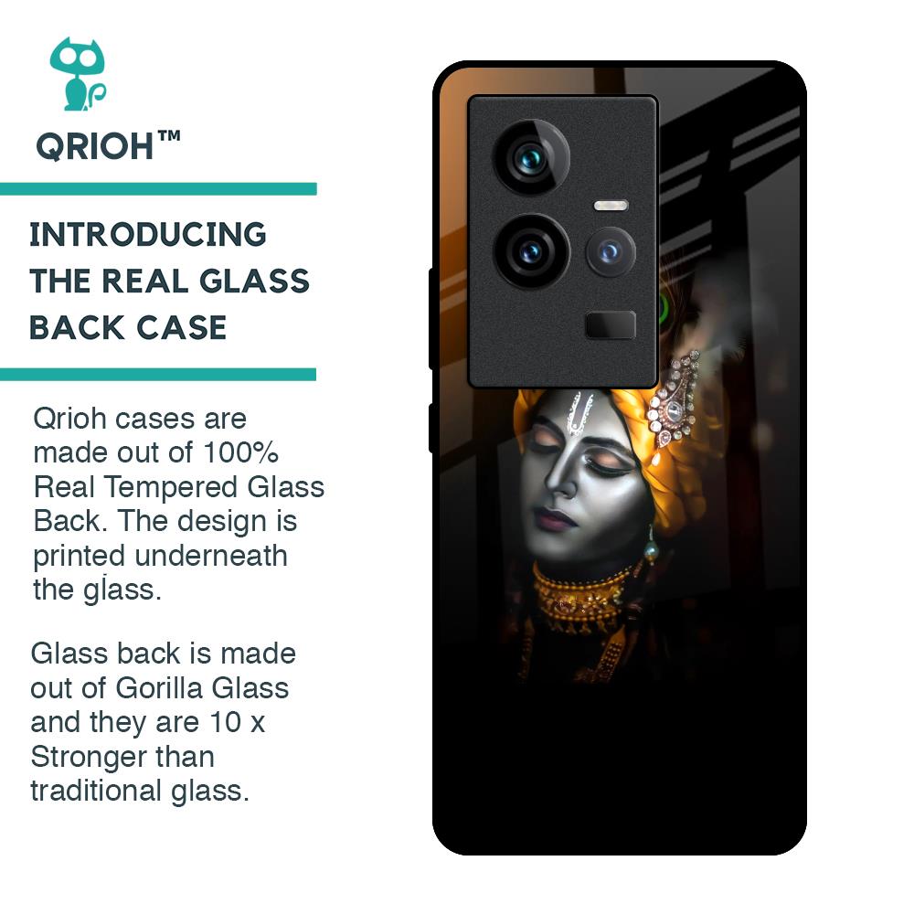 Ombre Krishna Glass Case for iQOO 11