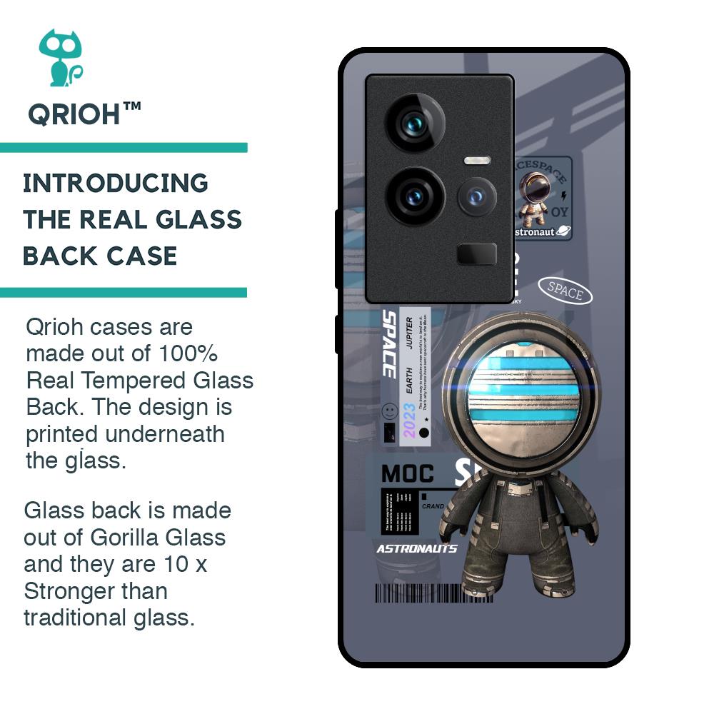 Space Travel Glass Case for iQOO 11