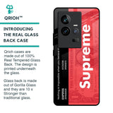 Supreme Ticket Glass Case for iQOO 11