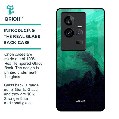 Scarlet Amber Glass Case for iQOO 11