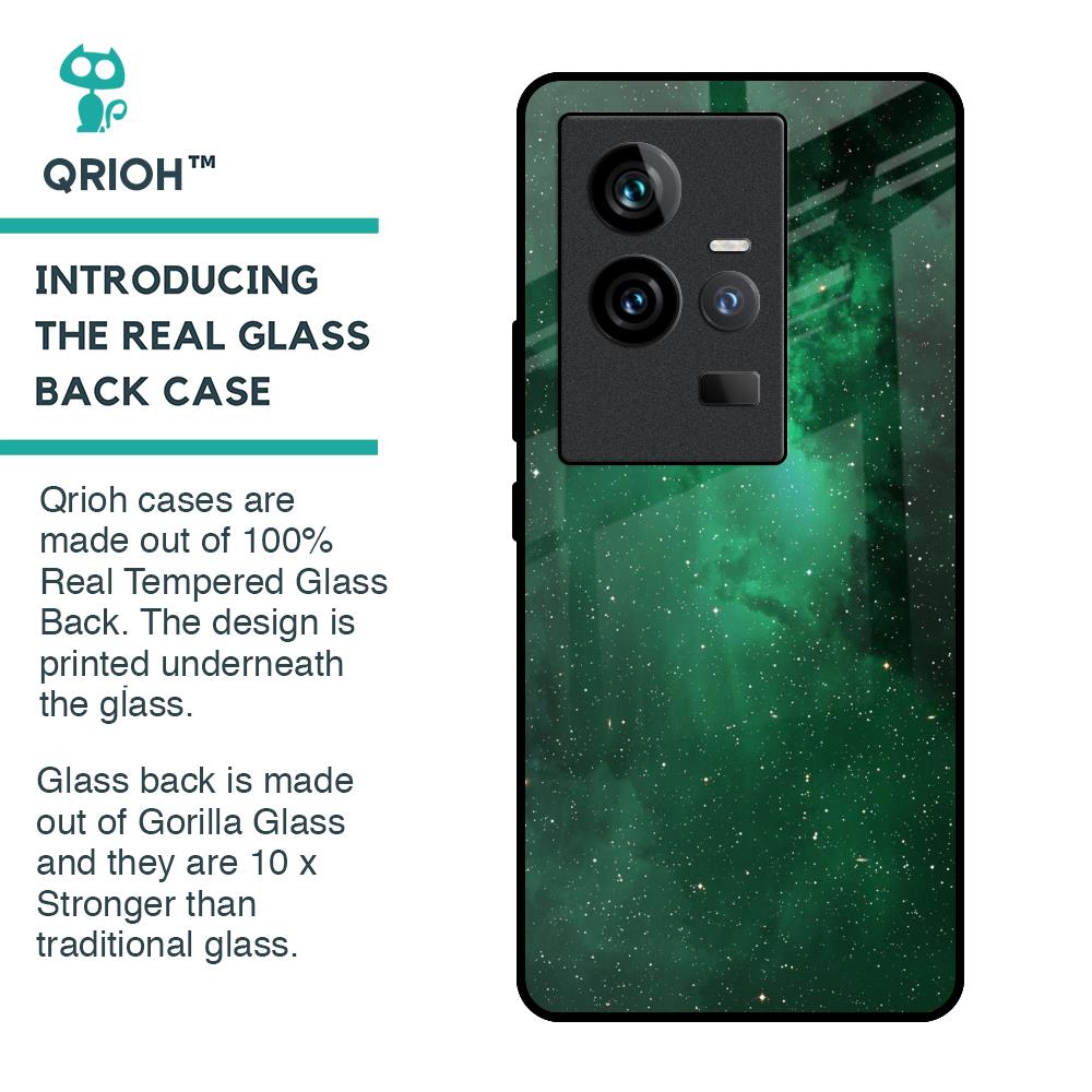 Emerald Firefly Glass Case For iQOO 11