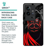 Lord Hanuman Glass Case For iQOO 11