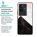 Marble Collage Art Glass Case For iQOO 11