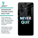 Never Quit Glass Case For iQOO 11