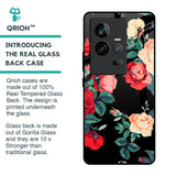 Floral Bunch Glass Case For iQOO 11
