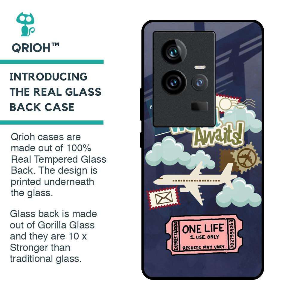 Tour The World Glass Case For iQOO 11