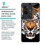 Angry Tiger Glass Case For iQOO 11