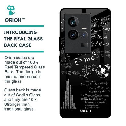 Funny Math Glass Case for iQOO 11