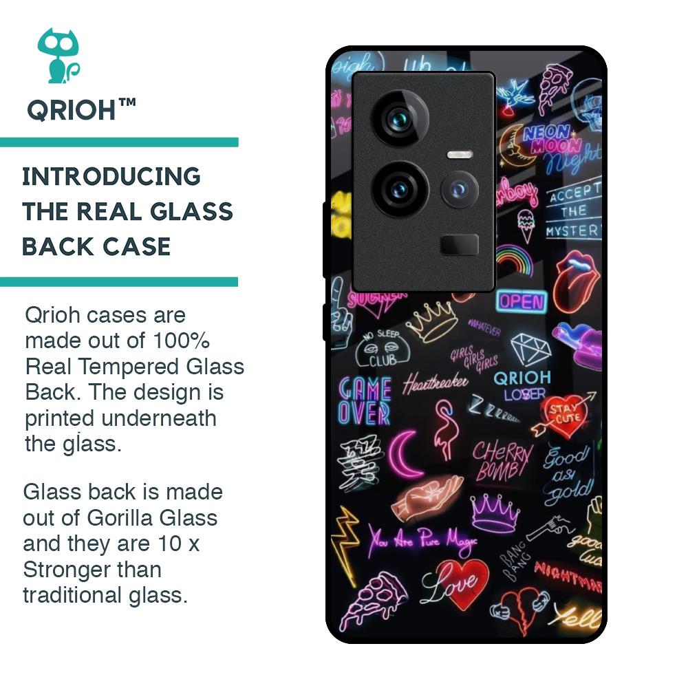 Accept The Mystery Glass Case for iQOO 11