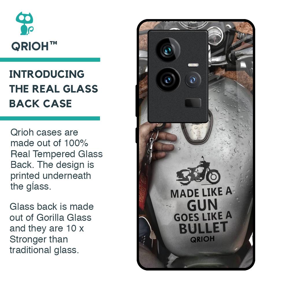 Royal Bike Glass Case for iQOO 11