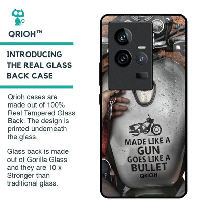 Royal Bike Glass Case for iQOO 11