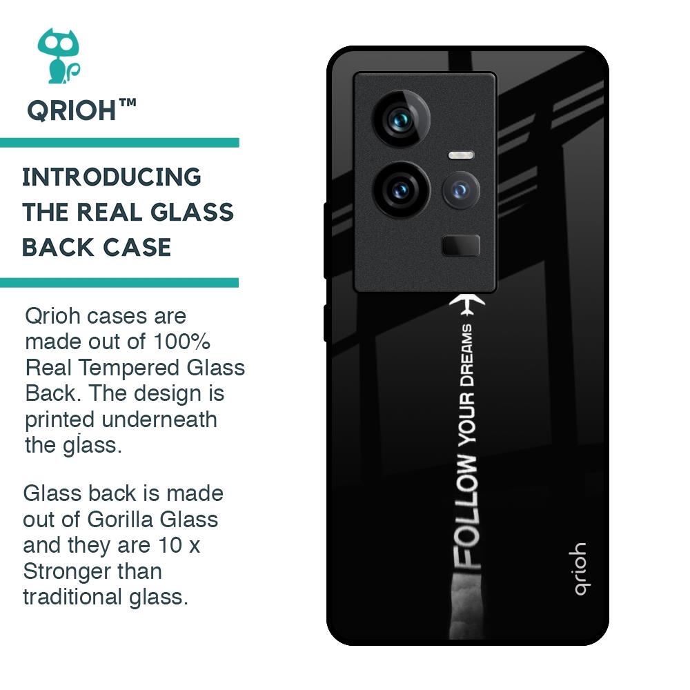 Follow Your Dreams Glass Case for iQOO 11